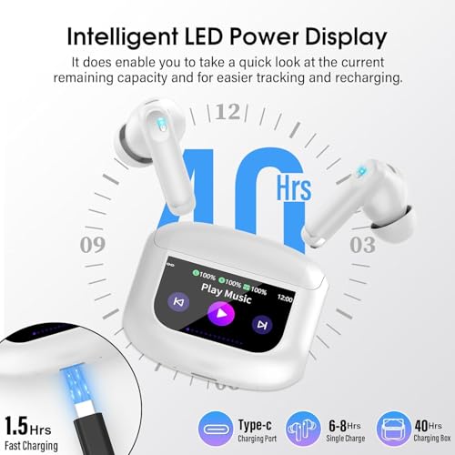 QXUFV U9 White Wireless Earbuds - Image 3