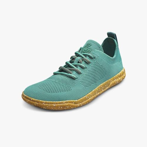 Image of GROUNDIES Active Knit Barefoot Shoes for Men - Lightweight Sports Sneakers for Men with Wide Toe Box, Microfiber Lining, and Slip-Resistant Outsole
