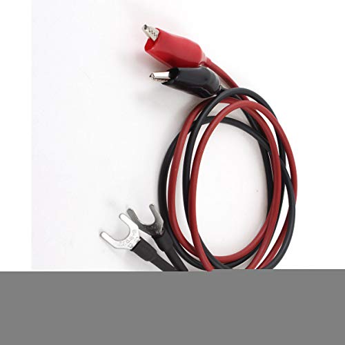 Cable con clip cocodrilo y conectores en U 2 piezas miniatura 1