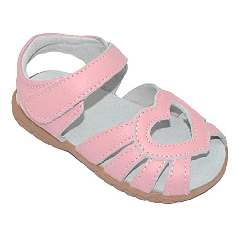 Little Girls Genuine Leather Soft Sandal Summer Open Toe Princess Dress Shoes Toddler First Walkers