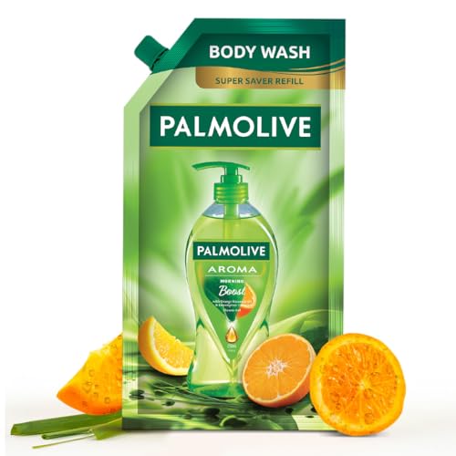 Palmolive Aroma Morning Boost Body Wash For Women & Men,750Ml Shower Gel Refill Pack,100% Natural Citrus Essential Oil Lemongrass Extracts A Soft Smooth Skin,Ph Balanced,Free Of Parabens Silicones ?