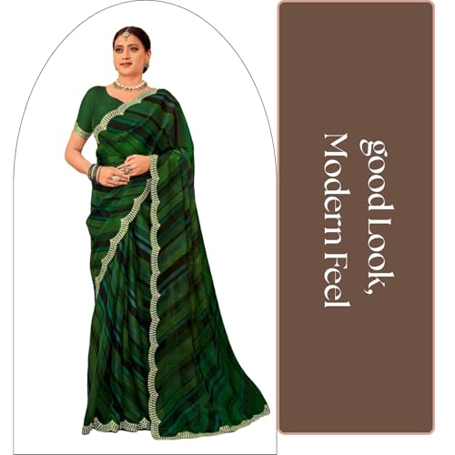 Laxmipati Sarees green organza silk saree in organza silk – image 5