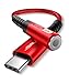 JSAUX USB C Kopfhörer Adapter Aux, USB C auf 3.5 Klinke Adapter Audio für Samsung S22/S21/S20/S20 FE/Note20/Note10, Huawei P40/P30 Pro/P20/P20 Pro, Mate40/30/20 Pro, Pixel 4/3, OnePlus 8/7 Rot