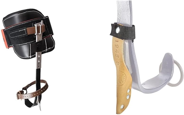 Klein Tools 221486 Hydra-Cool Pole Climber System Bundle with 1945G Removable Gaff Guards