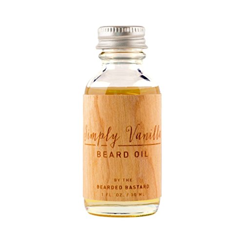 Simply Vanilla Beard Oil 1 Ounce Bottle, Natural Jojoba,Grapeseed and Argan Oils, Moisturizes