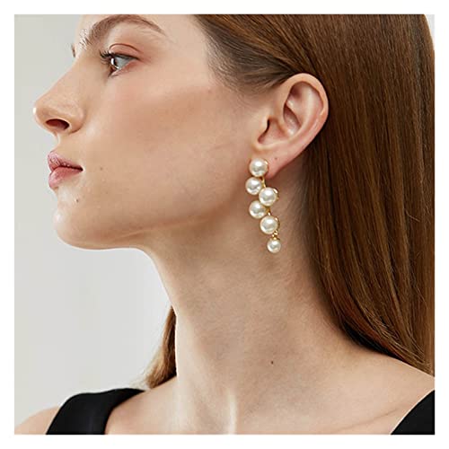 Boucles d'oreilles pour femmes légères perle anti-allergie - 2