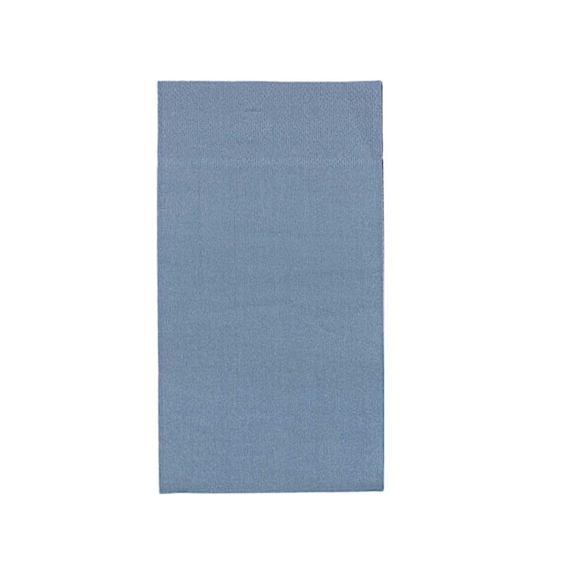 BalsaCircle 50 Dusty Blue Plain Soft 2 Ply Dinner Table Cocktail Paper Napkins Wedding Party Events Reception Catering Decorations Supplies