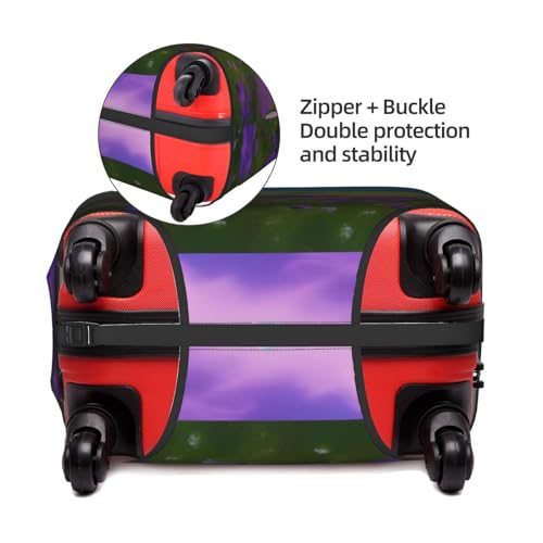 Housse de protection pour valise en polyester haut de gamme fleurs S
