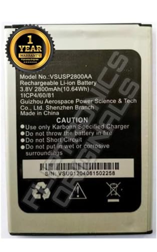 Image of VSUSP2800AA Battery for Karbonn K9 Virat Battery with 1 Year Warranty**** (U38)