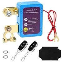 QWORK® Auto Batterie Trennschalter, 12V 240A Trennschalter, Drahtloser Ferngesteuerter Batterie Trennschalter, für Auto, Lastkraftwagen, Wohnmobil