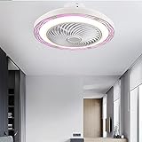 ventiladores de techo usados en alamaula ❤Función de control remoto: la lámpara de techo con ventilador de control remoto puede cambiar 3 efectos diferentes (luz blanca cálida 3000K, luz neutra 4500K, luz blanca fría 6500K), y también puede configurar 3 velocidades de viento diferentes o ajustar libremente a través del control remoto