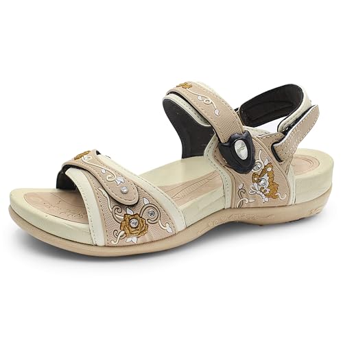 Image of SIGNATURE Arch Support Womens Sandals Comfortable Walking. Everyday Comfy Sandals Women Wear for Beach, Travel, Water, Outdoor, Hiking. Women Footwear.