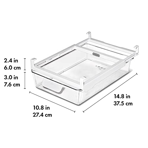 OXO Good Grips Fridge Undershelf Drawer 14 in - for Deli Meat, Cheese, Produce and More - Additional View