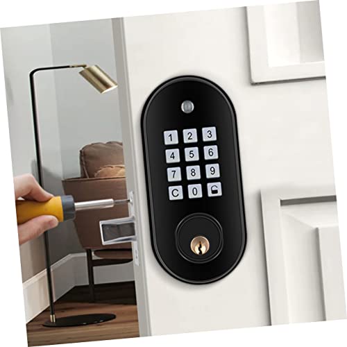 Serrure de porte électronique sans clé Hemobllo avec code d'entrée sécurisé pour maison