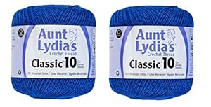 Aunt Lydia's Classic 10 Häkelgarn 2er-Pack
