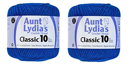 Aunt Lydia's Classic 10 Häkelgarn 2er-Pack