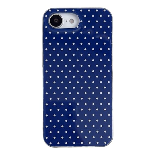 Coque iPhone 16e antichoc fine résout le problème des chutes et rayures style pois