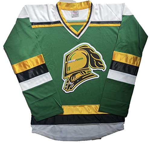 Knights Jerseys - Pro Quality Jerseys Ready to Customize with Names and Numbers (Green, Adult Goalie Cut)