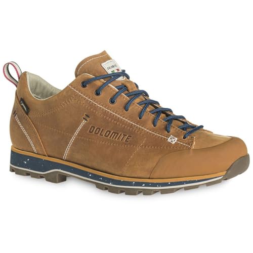 Chaussures Dolomite Cinquantaquattro Low FG Evo GTX en cuir noble et fini doré élégant