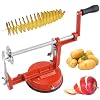 Potato Chip Slicer Potato Spiral Spiralizer for Veggies Stainless Steel Curly Fry for Potatoes Vegetable Zucchini Spiralizer Noodle Maker for Home & Kitchen