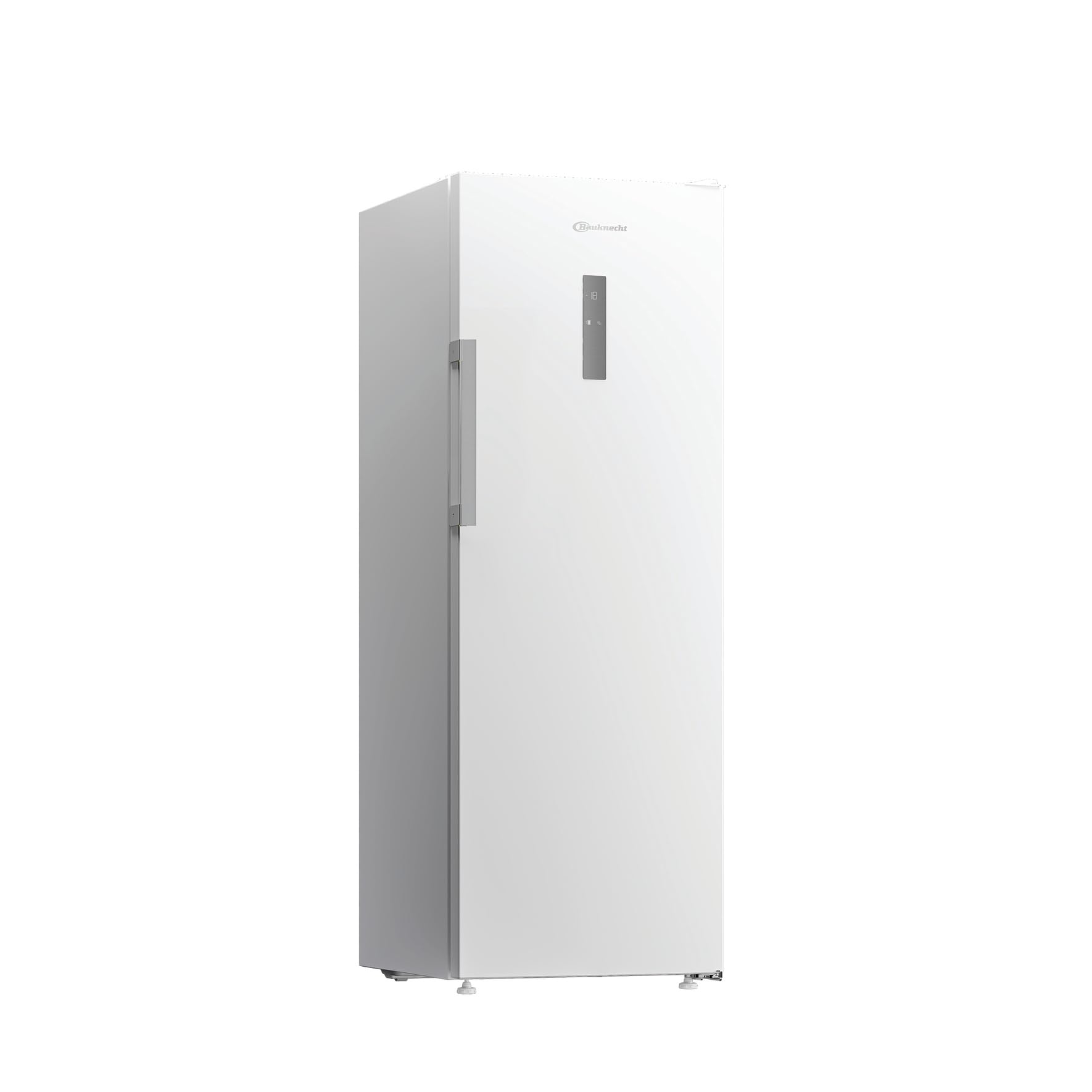 Bauknecht FN60 DW171 NoFrost Gefrierschrank, 260 l Nutzinhalt, Touch Display, Supergefrierfunktion, 5 Gefrierschubladen inkl. 2 XXL-Boxen, Türalarm, Aluminium-Griff, Weiß