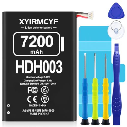 HDH-003/HDH003 Battery (2025 New Upgrade), 7200mAh High Capacity Battery for Nintendo Switch Lite, Lite HDH-003 HDH-001 Lite with Repair Kits
