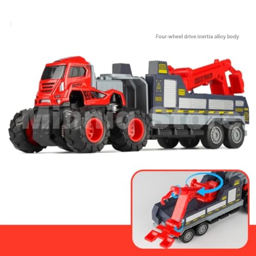 Image of Rescue & Water Truck 1:43 Metal Toys Alloy Diecast Truck Set Toy, Diecast Miniature Car Model Best Birthday Gift for Kids[Multicolor = Pack of 2 Truck]