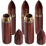 DOITOOL Porta Palillos de Dientes de Madera 5 Unidades Mini Estuche Portátil Compacto para Uso en Cocina Hogar y Viajes Soporte Práctico y Ligero para Palillos de Bolsillo