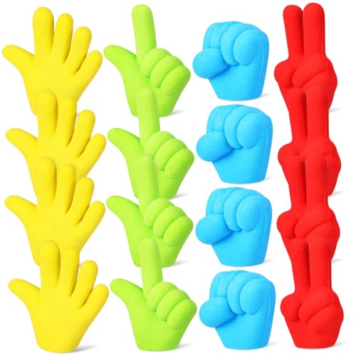 HOMSFOU 16個 頭剪刀デザイン筆消し かわいいペン型キャップ消し 紙を傷めにくい丈夫なラバー 学習 手帳 クラフト用文房具