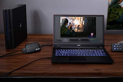 Elgato HD60 S+, External Capture Card, Stream and Record in 1080p60 HDR10 or 4K60 HDR10 with ultra-low latency on PS5, PS4/Pro, Xbox Series X/S, Xbox One X/S, in OBS and more, works with PC and Mac