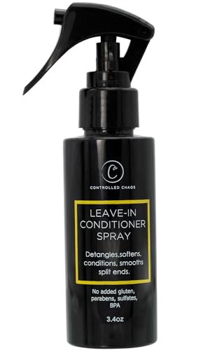 Controlled Chaos Leave-In Conditioner Spray– Anti Frizz Hair Detangler Spray for Dry Damaged Hair with Natural Watermelon & Sunflower Seed Oil & Honey – Non-Greasy, Gluten, Sulfate & Paraben Free