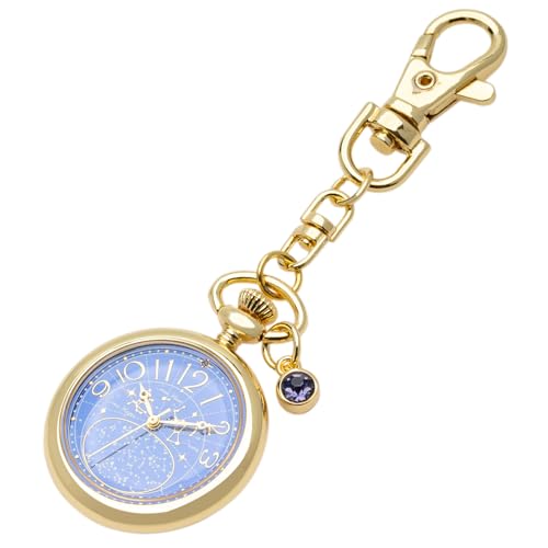 [フィールドワーク] 懐中時計 レディース キーホルダーウォッチ アナログ 星座盤 冬の大三角 タンザナイト セイン ウィンター ST296-4