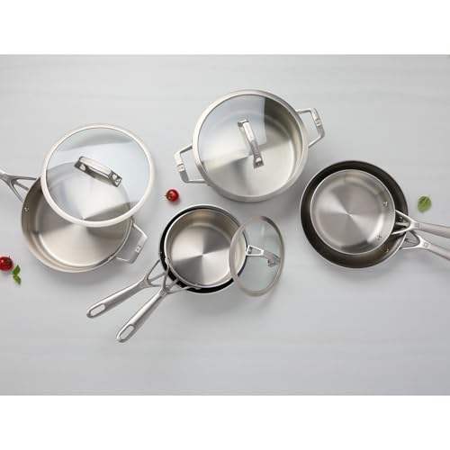 Image of ZWILLING Motion Stainless Steel 10-pc Stainless Steel Cookware Set
