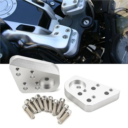 Kit elevación manillar moto BMW R1200RT para evitar dolor de espalda 2