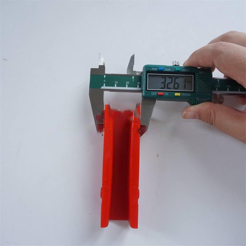 10PCS Elevator Guide Shoe Insert Length 100mm Groove Width 10mm RED 100x10
