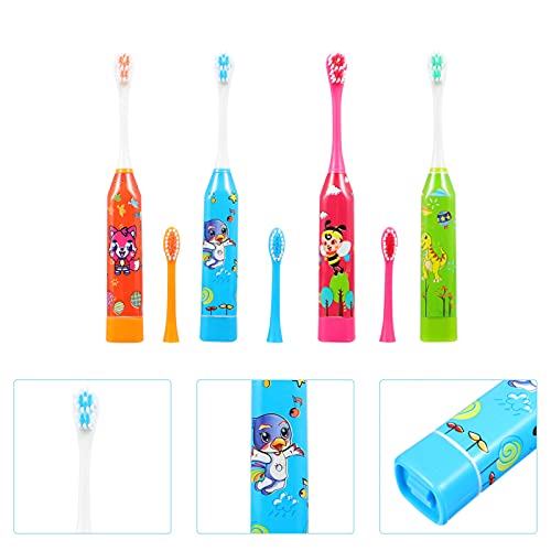 Healvian 8stücke Elektrische Zahnbürsten Schallzahnbürsten Für Bunten Farben Sanfte Reinigung Tragbar Geeignet Für Gesundem Massageeffekt Für Zahnfleisch Und Zähne – Bild 7