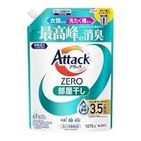 Amazon | アタック ゼロ 部屋干し 詰め替え用 大容量 業務用 液体洗剤