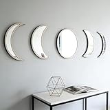 Bois et acrylique Matériau : le cadre du miroir et le panneau arrière sont en bois trois contreplaqué, la surface du miroir est fabriquée en acrylique, qui est résistant aux chutes et pas facile à briser. L'effet d'imagerie n'est pas aussi bon que celui de la surface du miroir en verre. Il aura l'effet d'un miroir haha dans la distance et dans la dynamique, mais cela n'affectera pas l'effet décoratif du miroir lui-même.