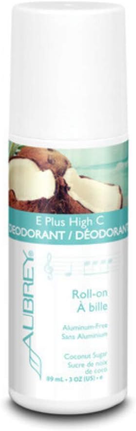Aubrey E Plus High C Deodorant | Roll-On | 3 oz (Coconut)
