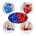 EBLLIWSM 200pcs Red & Royal blue Balloons.Perfect for Birthday, Wedding, color theme Party, Baby shower Party Decorations。 Make your party most memorable. Use it to liven up the party venue.
