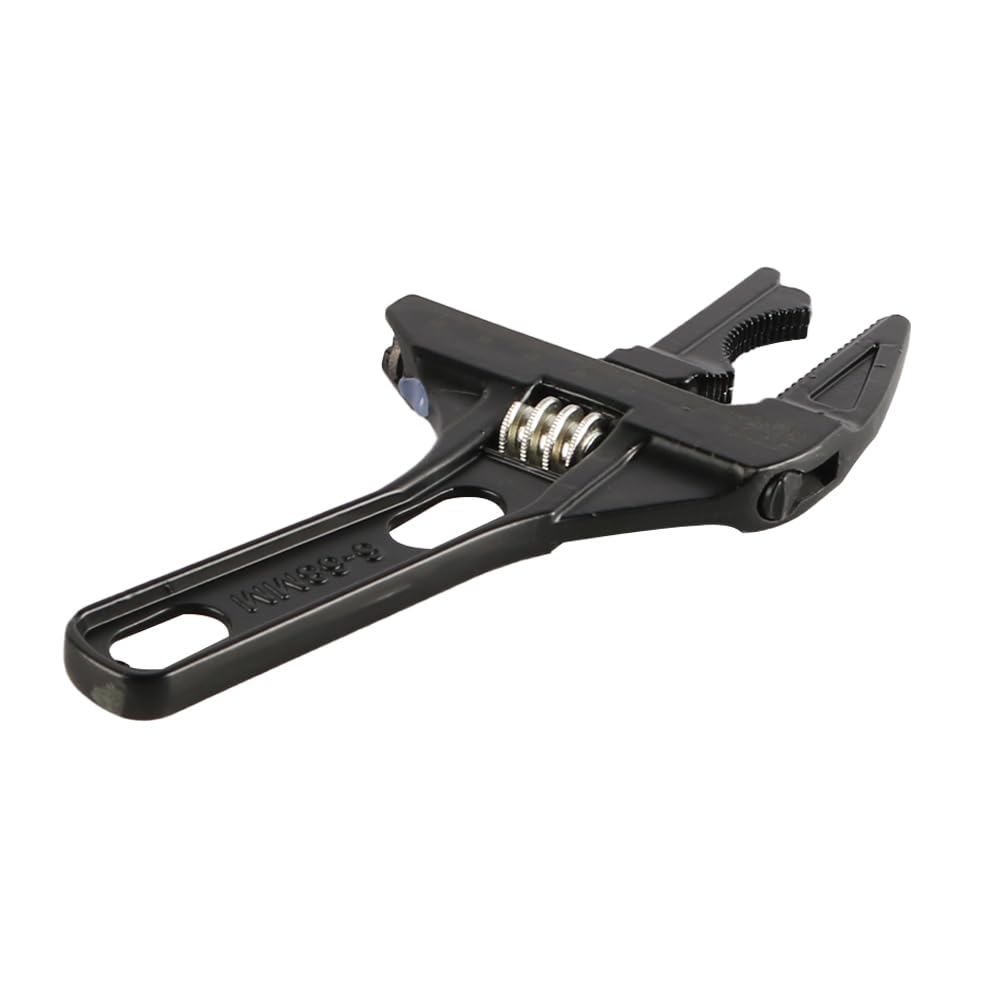 Llave inglesa ajustable Llave inglesa Herramienta Llaves de media luna Herramientas Resistente a roturas Ajustable 20 cm para tareas de plomería Apretar pernos
