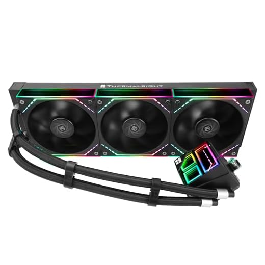 Thermalright Frozen Infinity 360 BLACK CPU Water Cooler, with Triple 124mm Infinity Mirror PWM Fans,for Intel 1150/1151/1200/2011/ 1700/1851&AMD/AM4/AM5,360 Size Infinity Mirror Water Cooling Radiator