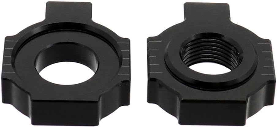 Chain Adjuster Slider Rear Axle Regulator Block Compatible With TE 125 250 300 FE 350 390 450 501 570 FC 250 TC 85 TX125 Motorcycle(black)