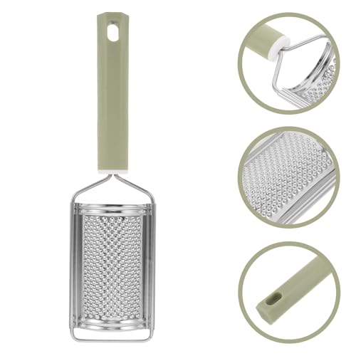 Rallador manual de acero inoxidable con mango verde miniatura 7