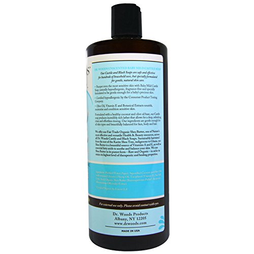 Dr. Woods Shea Vision Pure Castile Soap Baby Mild Unscented -- 32 fl oz image 4