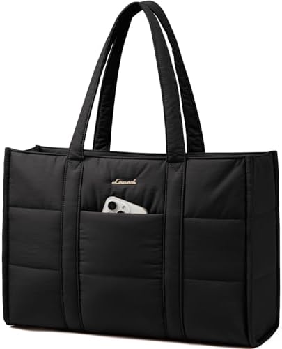 LOVEVOOK Women's Large Bag, Puffer Bag Tote Bag Bags for College ...