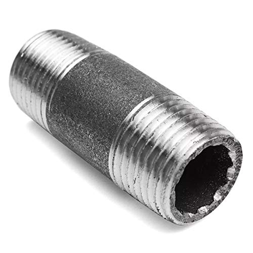 KUNSE 1/2. Tuyau Fileté en Fonte Malléable pour Raccords À Bride DIY Support De Meuble 5/10/15/20/25/30Cm-5Cm