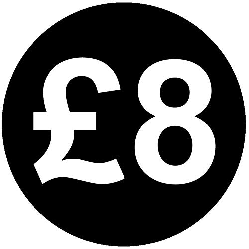 30mm Price Stickers Pack of 1000 - Black - £8 — image 1