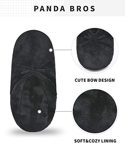 Image of Panda Bros Women's Ballerina Slipper Socks - One Pair Anti-Skid Comfy Warm Ballet Style House Slippers for Indoor Home, Winter, Wedding, and Birthday Gifts for Women