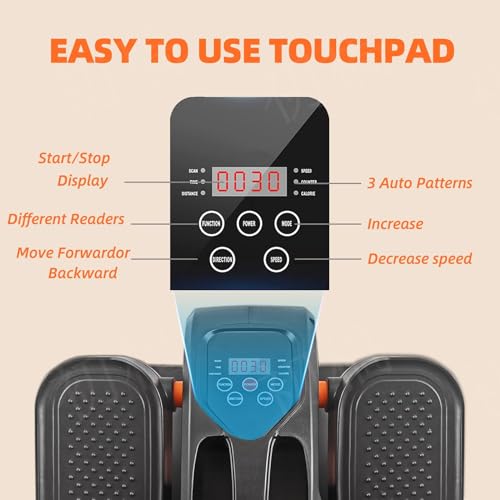 ESL Under Desk Elliptical - Portable Leg Exerciser for Seniors, Compact Seated Elliptical with Remote Control, LCD Display Electric Elliptical Trainers for Home Good Gift, Ellipse Leg Exerciser - Image 5